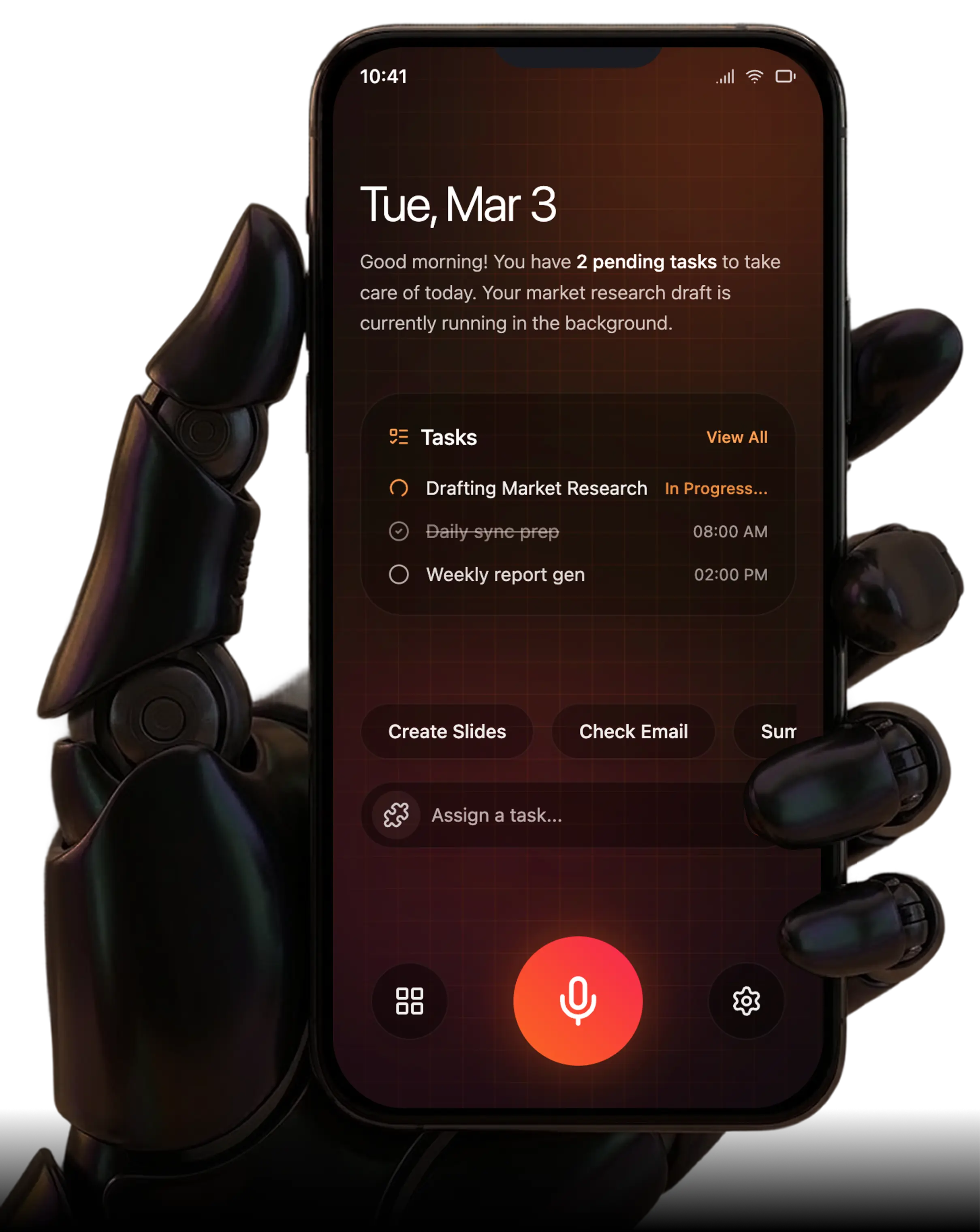 Proactive Agentic Dashboard